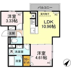 仮）D-Room新宿４丁目の物件間取画像